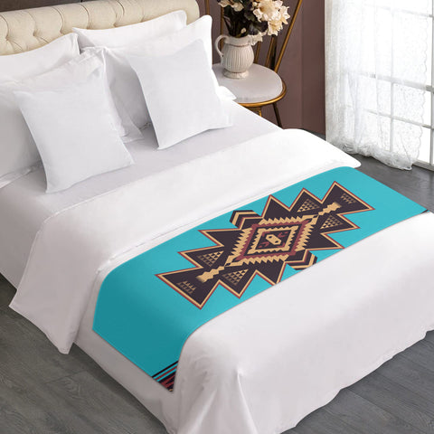 Powwow StoreGBNAT00064 Pattern Native American Bed Runner