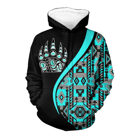 Powwow StoreHD0012301 Pattern Native Pride 3D Hoodie