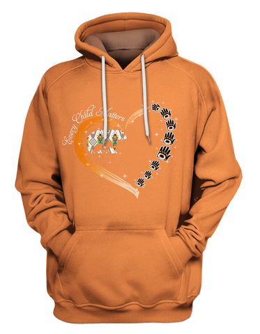 Powwow StoreHD000607 Orange Day Shirt,Every Child Matters TShirt  2D Hoodie