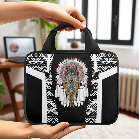 BS-000195 Native American Canvas Storage Bag Single Printing