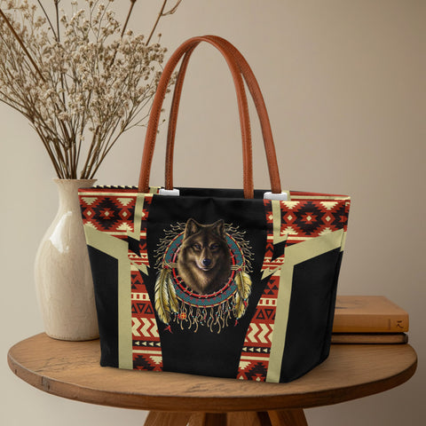 BS-000241-02 Wolf Native American Handbags
