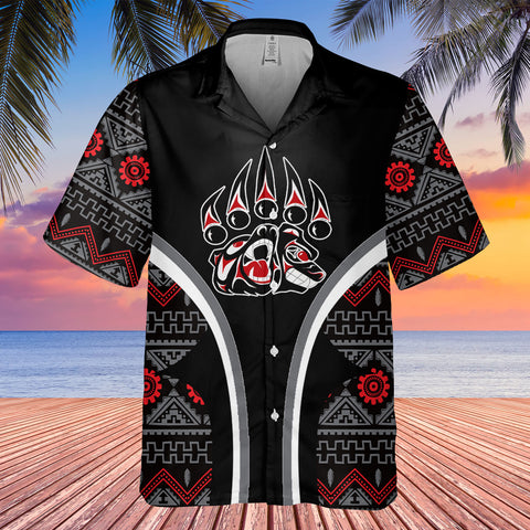 CSA-00212 Bear Native American Hawaiian Shirt 3D
