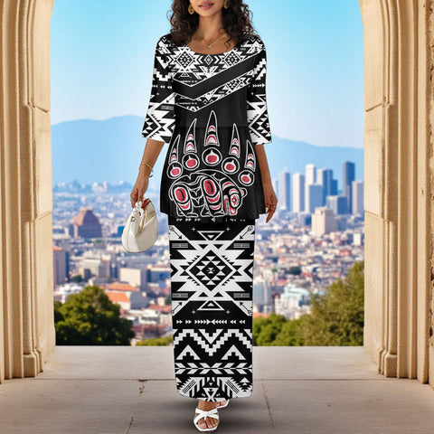 GB-HW000557 Native American Ladies Two Piece Suit