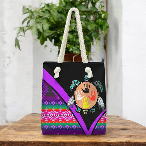 GB-HW0011555 Tribe Turtle Native American Summer Beach Bags
