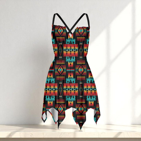 GB-NAT00046-02 Native American Women Slip Dress