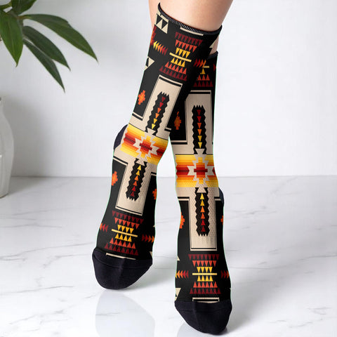 GB-NAT00062-01 Native American Fit Socks