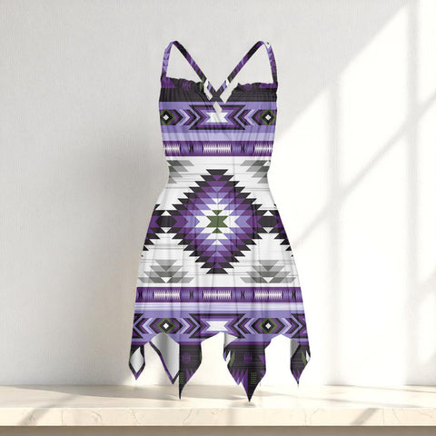 GB-NAT00528-03 Native American Women Slip Dress