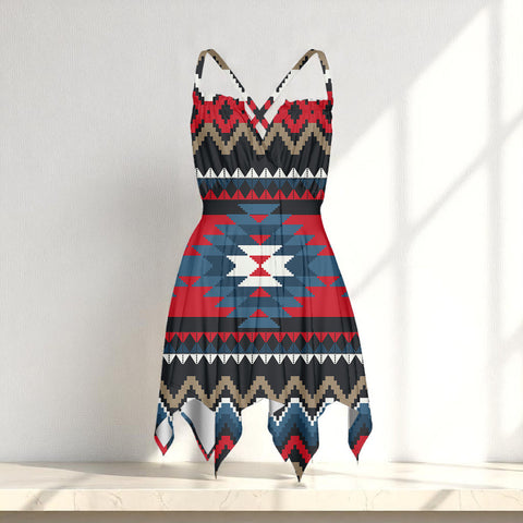 GB-NAT00529 Native American Women Slip Dress