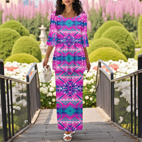 GB-NAT00630 Native American Ladies Two Piece Suit