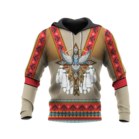HD0012534 Pattern Native American Pride 3D Hoodie