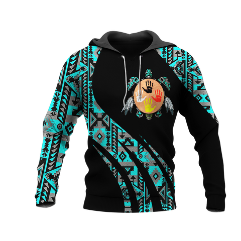 HD0012546 Pattern Native American Pride 3D Hoodie