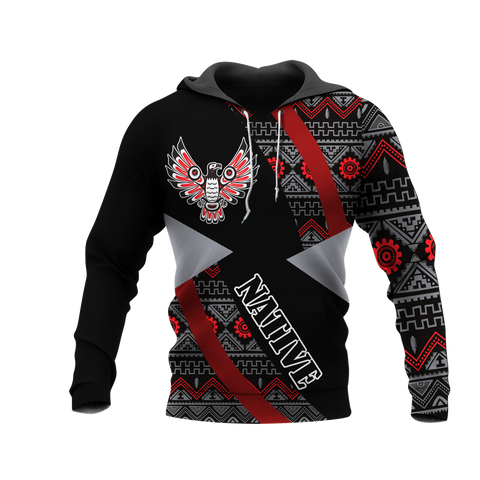 HD0012548 Pattern Native American Pride 3D Hoodie