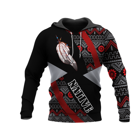 HD0012551 Pattern Native American Pride 3D Hoodie