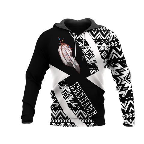 HD0012552 Pattern Native American Pride 3D Hoodie