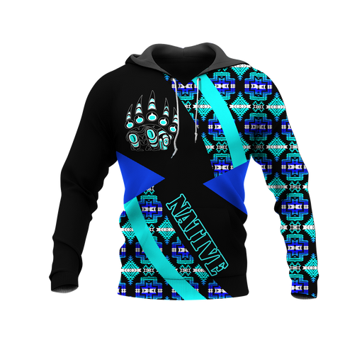 HD0012557 Pattern Native American Pride 3D Hoodie