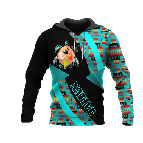 HD0012560 Pattern Native American Pride 3D Hoodie