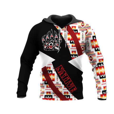 HD0012571 Pattern Native American Pride 3D Hoodie