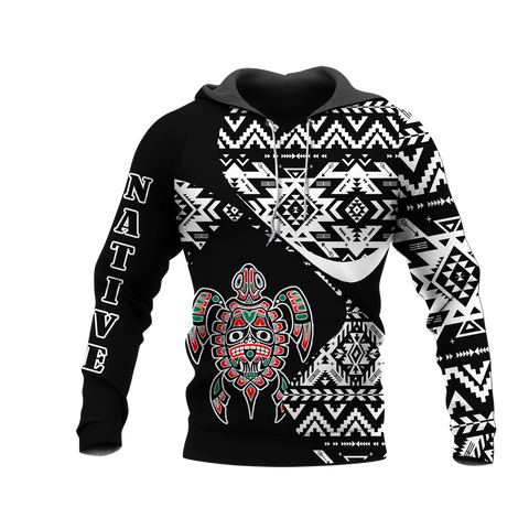 HD0012574 Pattern Native American Pride 3D Hoodie