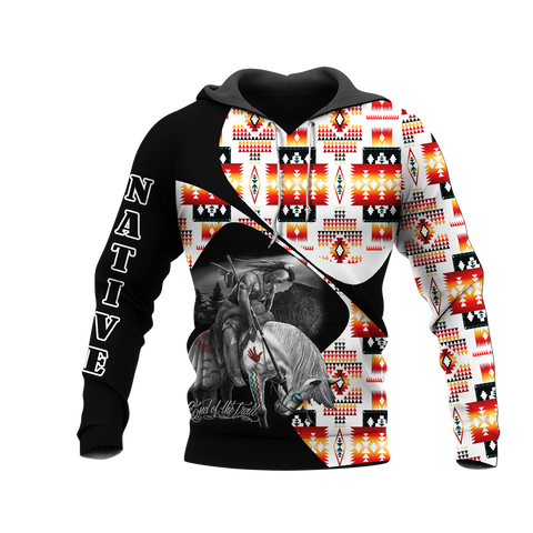 HD0012579 Pattern Native American Pride 3D Hoodie
