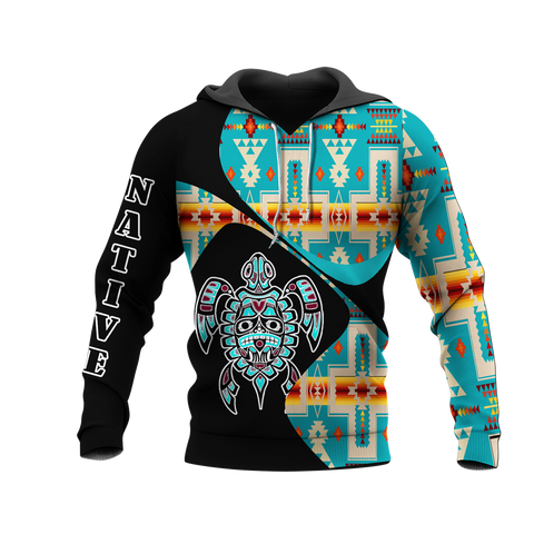 HD0012587 Pattern Native American Pride 3D Hoodie