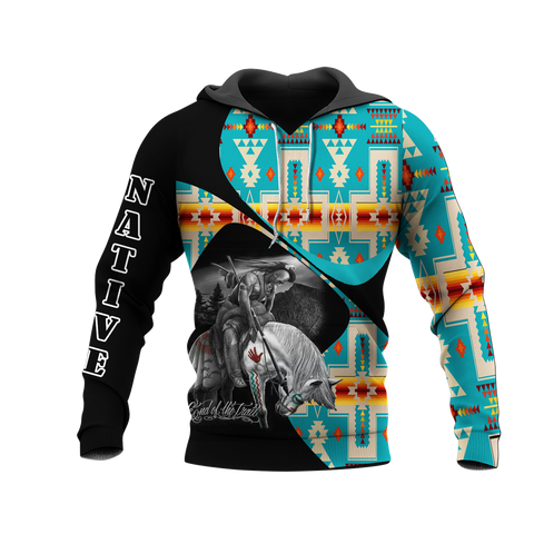HD0012591 Pattern Native American Pride 3D Hoodie