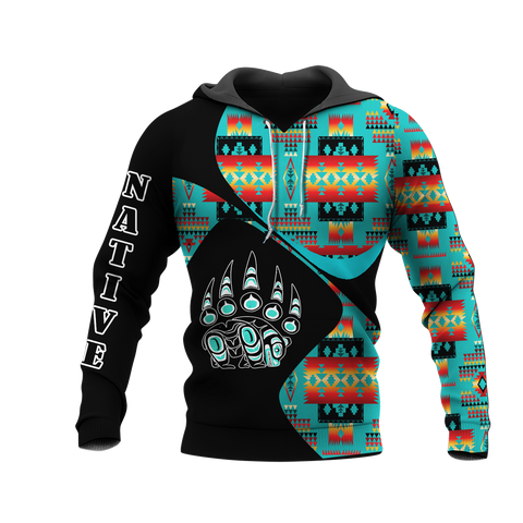 HD0012594 Pattern Native American Pride 3D Hoodie