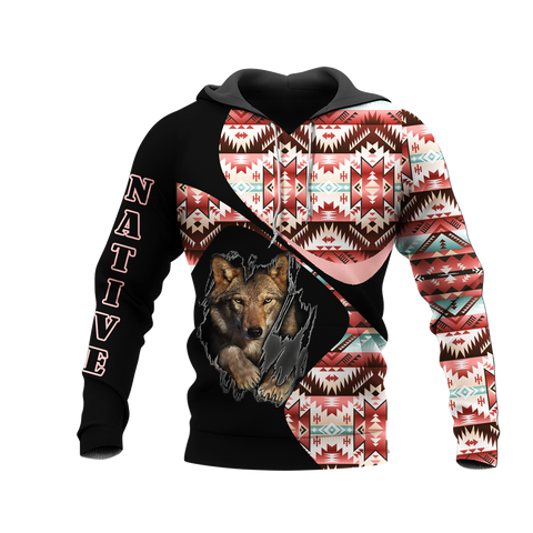 HD0012596 Pattern Native American Pride 3D Hoodie