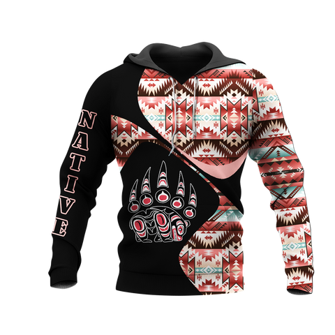 HD0012598 Pattern Native American Pride 3D Hoodie