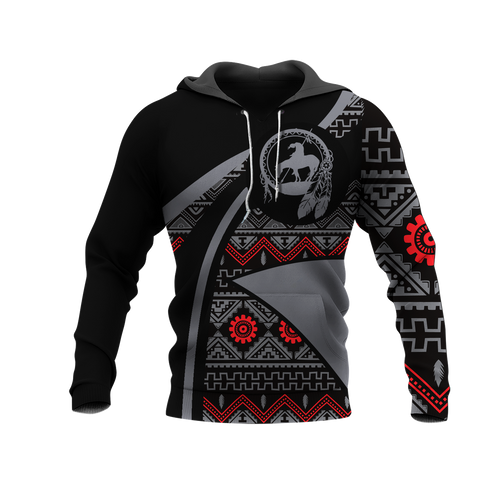 HD0012607 Pattern Native American Pride 3D Hoodie