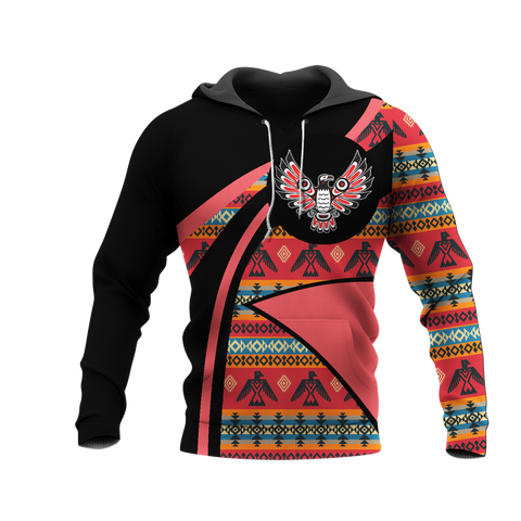HD0012612 Pattern Native American Pride 3D Hoodie