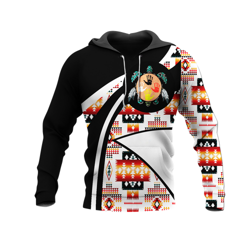HD0012617 Pattern Native American Pride 3D Hoodie
