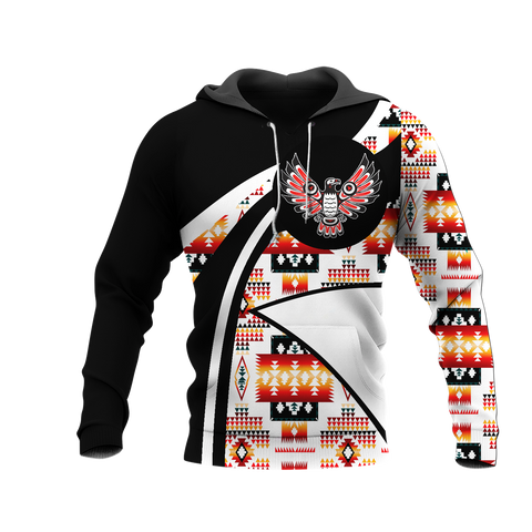 HD0012619 Pattern Native American Pride 3D Hoodie