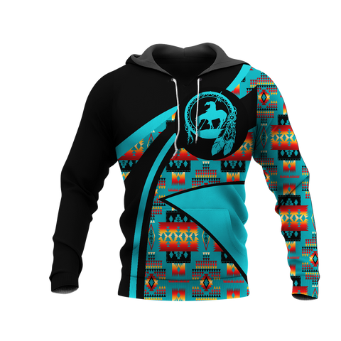 HD0012622 Pattern Native American Pride 3D Hoodie