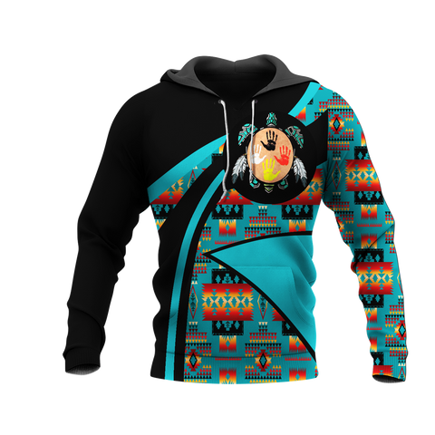 HD0012623 Pattern Native American Pride 3D Hoodie