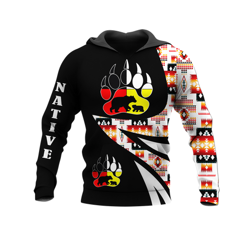 HD0012633 Pattern Native American Pride 3D Hoodie