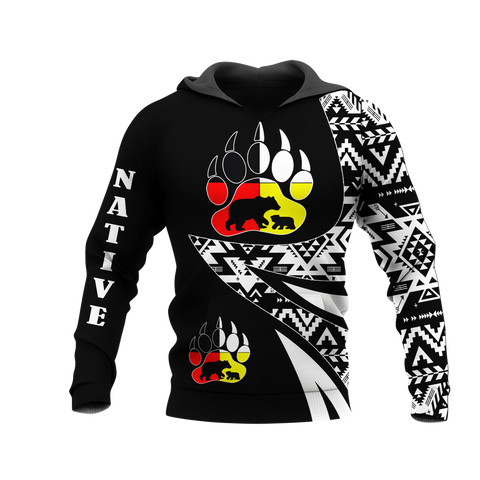 HD0012641 Pattern Native American Pride 3D Hoodie