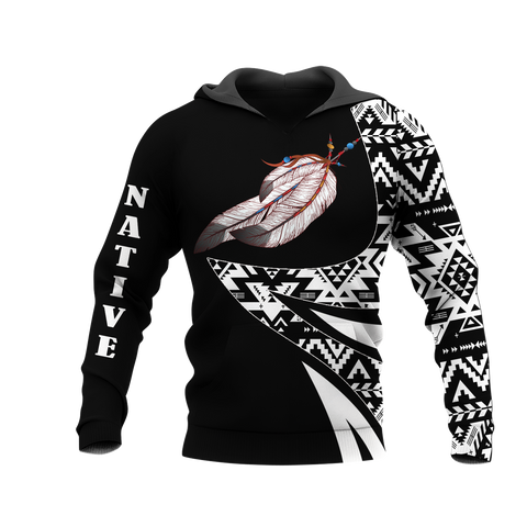 HD0012643 Pattern Native American Pride 3D Hoodie