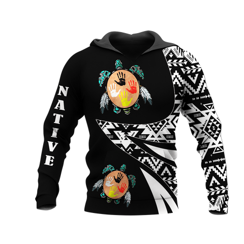 HD0012644 Pattern Native American Pride 3D Hoodie