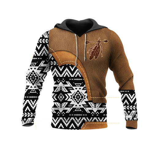 HD0012905 Feather Native American Pride 3D Hoodie