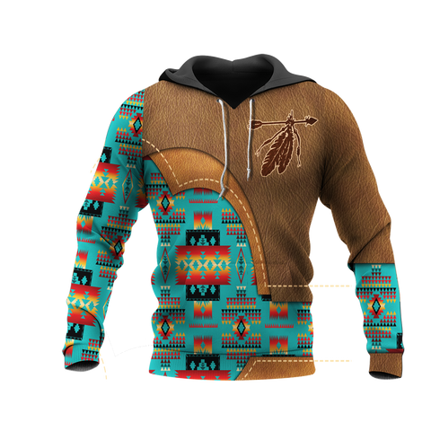 HD0012907 Feather Native American Pride 3D Hoodie