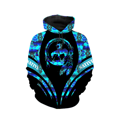 HD0012964 Trail Of Tear Native American Pride 3D Hoodie