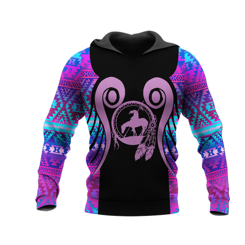 Powwow StoreHD0012088 Pattern Native Pride 3D Hoodie