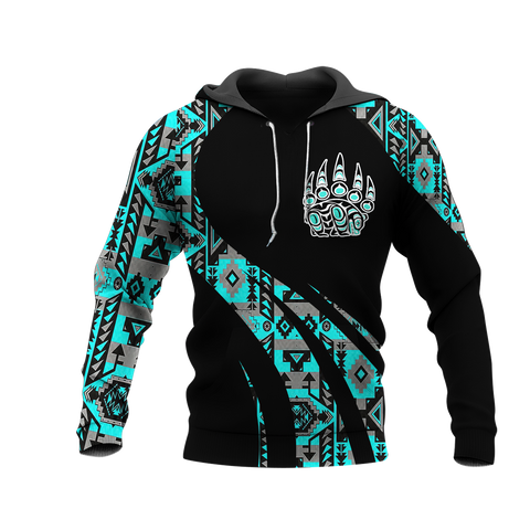 Powwow StoreHD000840 Pattern Native Pride 3D Hoodie