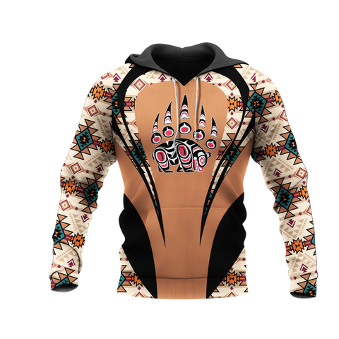 Powwow StoreHD000922 Pattern Native Pride 3D Hoodie