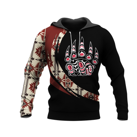 Powwow StoreHD000982 Pattern Native Pride 3D Hoodie