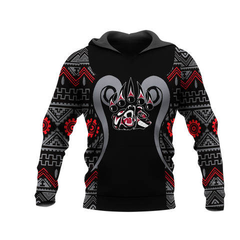 Powwow StoreHD0012090 Pattern Native Pride 3D Hoodie