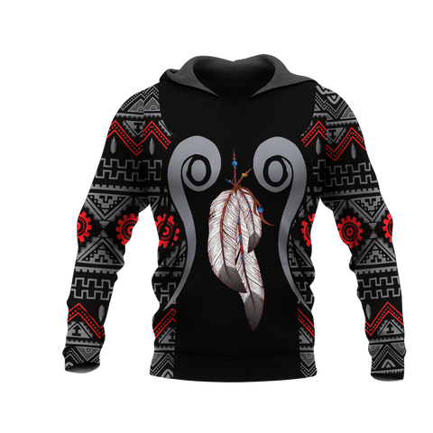 Powwow StoreHD0012092 Pattern Native Pride 3D Hoodie