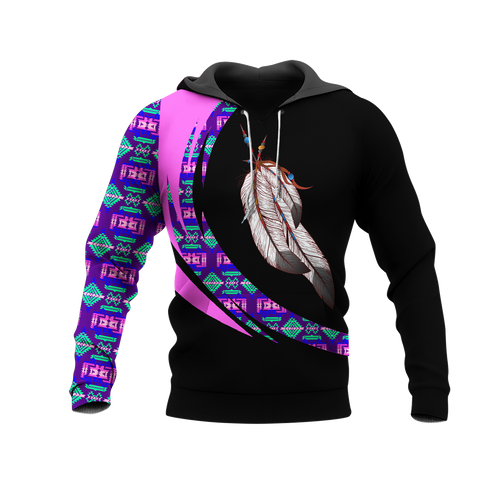 Powwow StoreHD001051 Pattern Native Pride 3D Hoodie