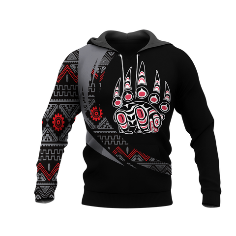 Powwow StoreHD001145 Pattern Native Pride 3D Hoodie