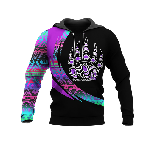Powwow StoreHD001159 Pattern Native Pride 3D Hoodie